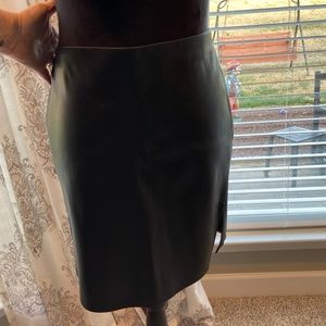 Black Leather Skirt